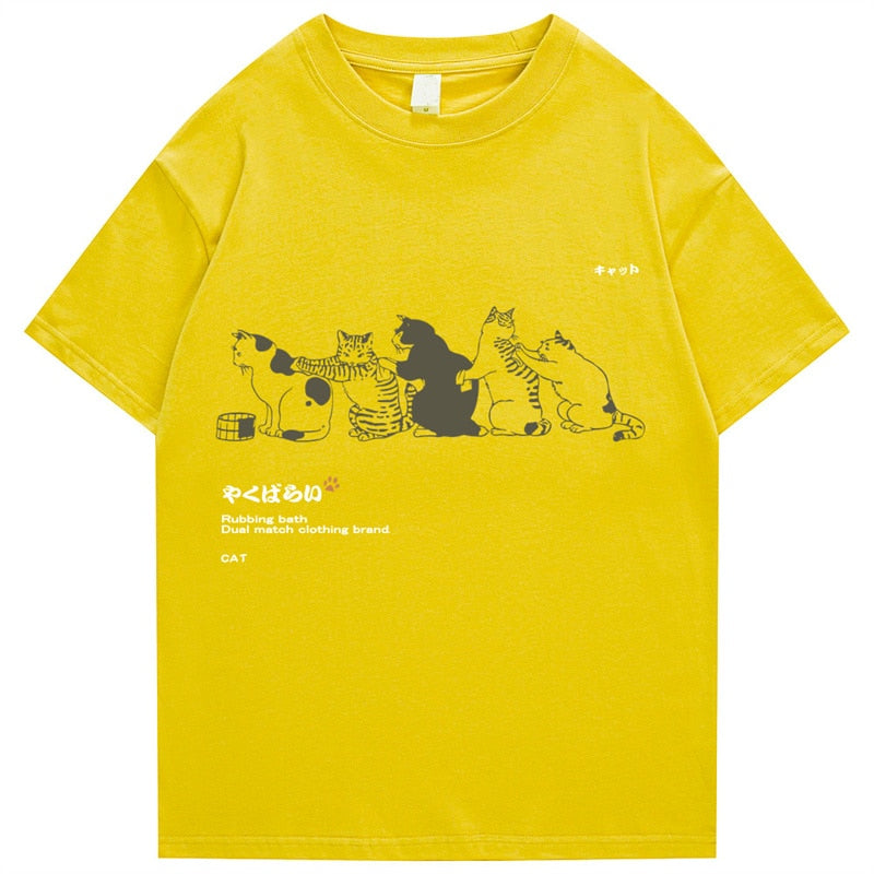 Kanji Harajuku Cat T-Shirt