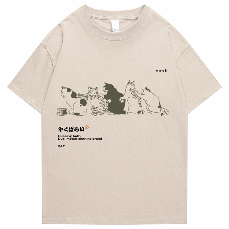 Kanji Harajuku Cat T-Shirt