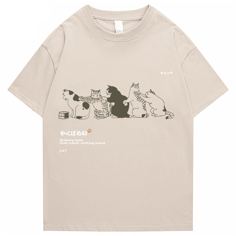 Kanji Harajuku Cat T-Shirt